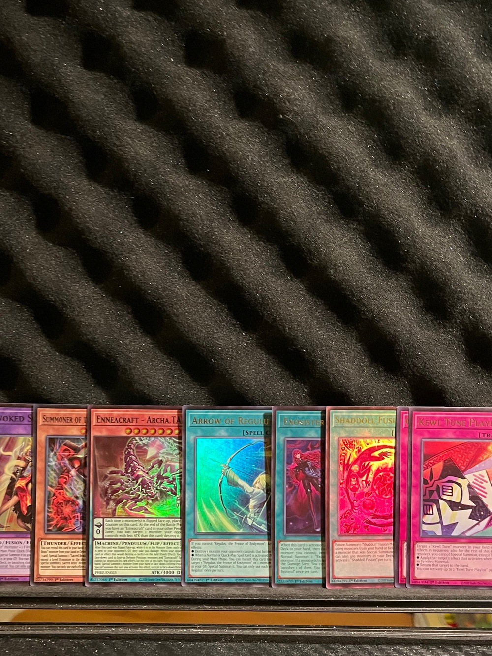 Holographic Trading Card Lot — Multicolor Yu-Gi-Oh! Style Cards